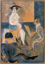 W pracowni artystów.